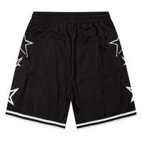 Extreme Aesthetic Dark Star Embroidered Mesh Shorts