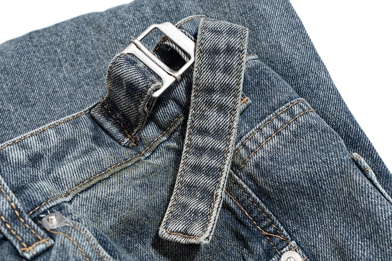 'Grit' Dirty Wash Stacked Denim Jeans