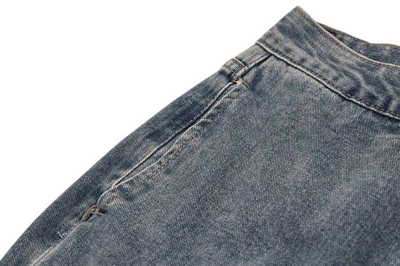 'Anomaly' Pin Clasp Baggy Denim Jeans