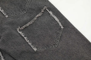 'Comet' Raw Cut Dual Pocket Denim Jeans