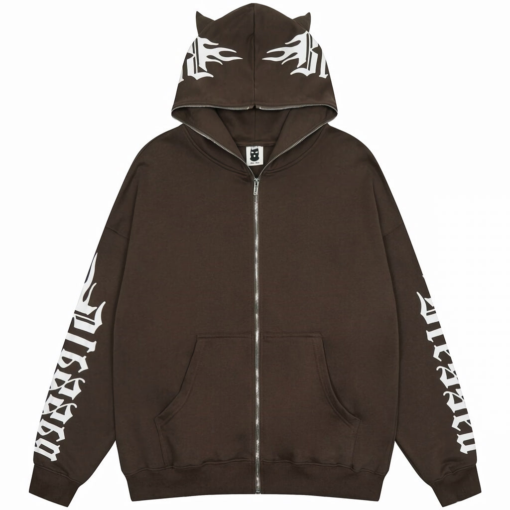 Extreme Aesthetic 'Blessed' Full Zip Hoodie