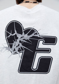 Extreme Aesthetic Logo Print Cotton T-Shirt