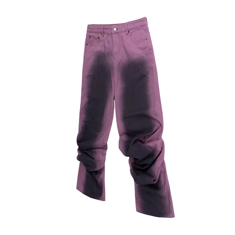 'Nebula' Chromatic Wash Baggy Denim Jeans