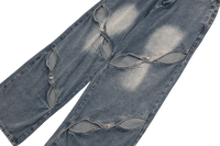 'Anomaly' Pin Clasp Baggy Denim Jeans