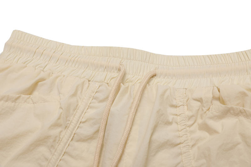 'Concept' Shirred Nylon Parachute Pants