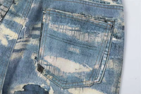 'Illusion' Faux Distressed Denim Jeans