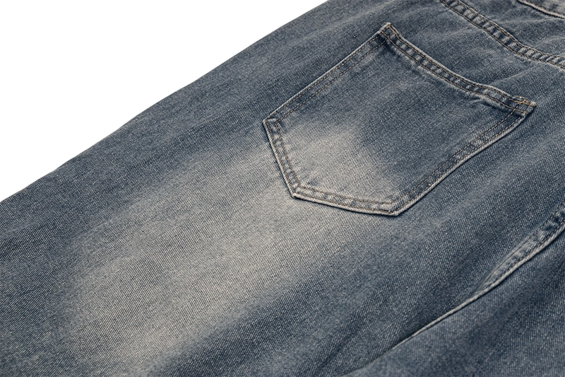 'Anomaly' Pin Clasp Baggy Denim Jeans