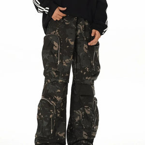 'Prototype' Tactical Cargo Pants in Forest Camo