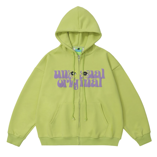 CLOUT COLLECTION ™ | Unusual Original 'Vision' Zip-Up Hoodie