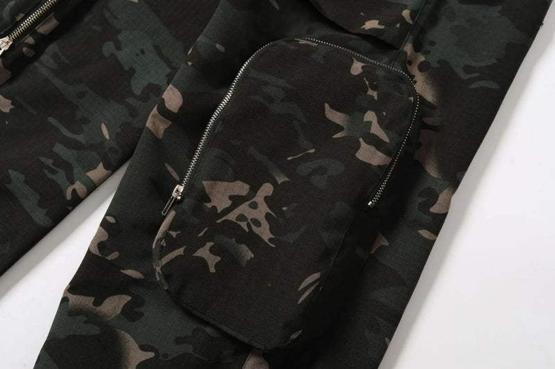 'Prototype' Tactical Cargo Pants in Forest Camo