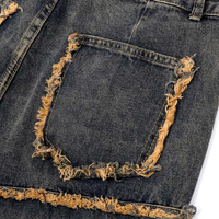 'Fray' Structured Denim Jeans