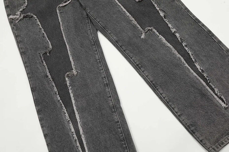 'Comet' Raw Cut Dual Pocket Denim Jeans