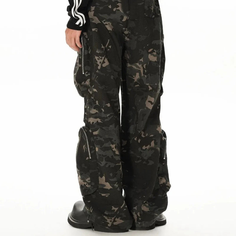 'Prototype' Tactical Cargo Pants in Forest Camo