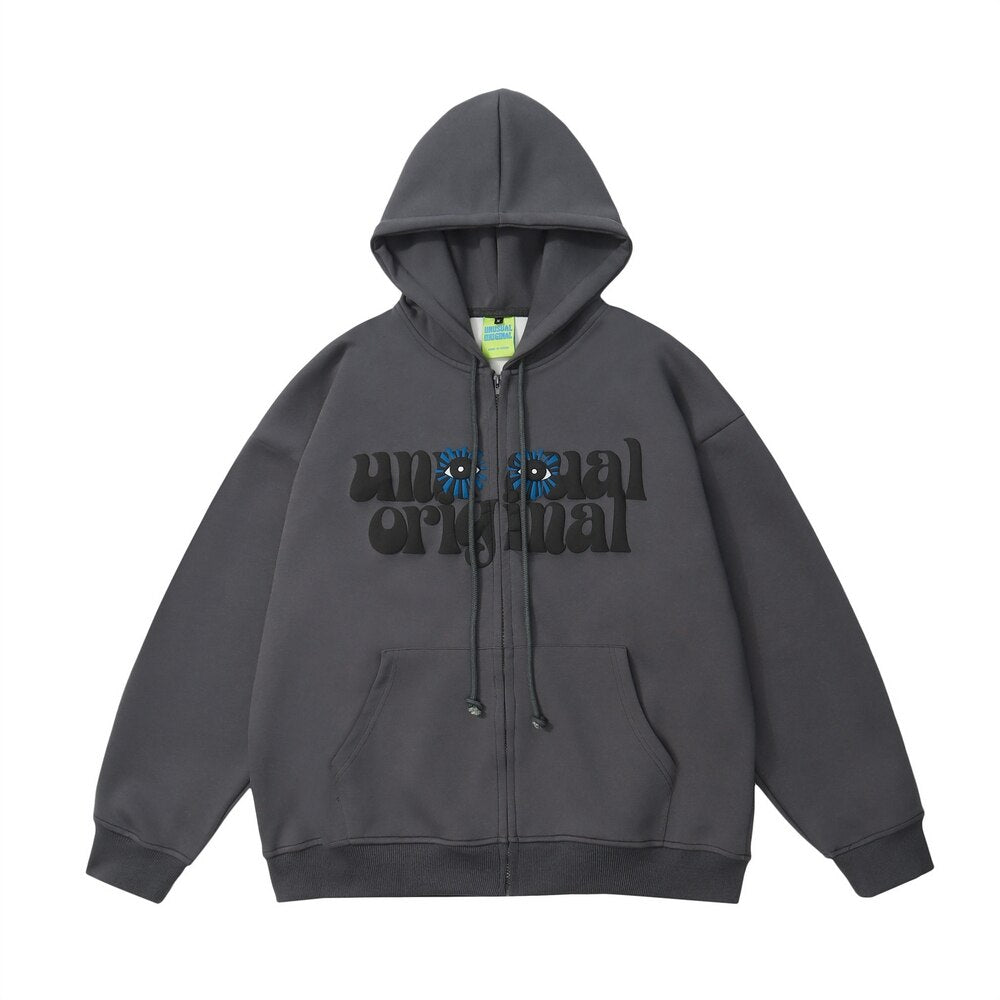 CLOUT COLLECTION ™ | Unusual Original 'Vision' Zip-Up Hoodie