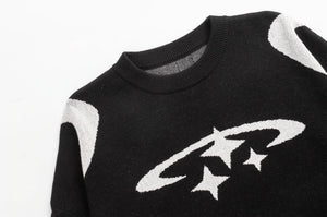 'Galactic' Oversized Knit Sweater