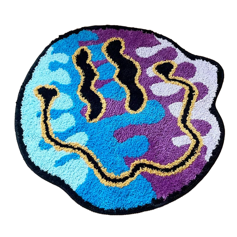 CLOUT COLLECTION ™ | Fluid Mirth Tufted Smile Rug