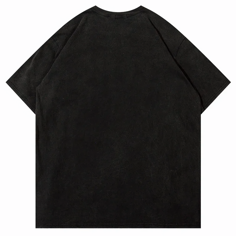 'Vamp' Distressed Cotton T-Shirt