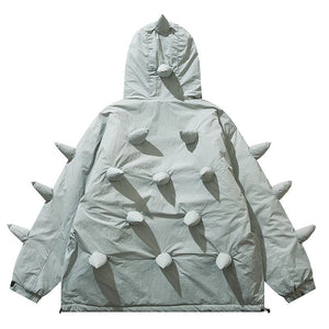 Snowboard Jacket with All Over Soft Spikes