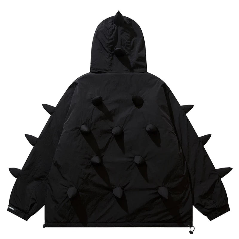 Snowboard Jacket with All Over Soft Spikes