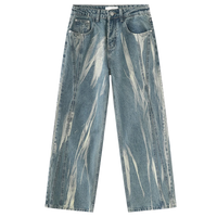 'Mist' Light Wash Tie Dye Denim Jeans