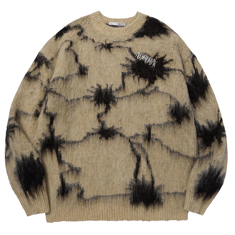 'Rorschach' Oversized Knit Sweater