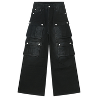 'Blackout' Wide-Leg Baggy Denim Jeans
