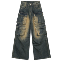 'Trove' Baggy Denim Cargo Jeans