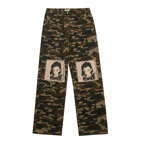 Women's Cargo Patchwork Straight Pant - Future Collective™ With