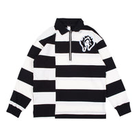 Dark Harvest Rugby Striped Long Sleeve Polo Shirt