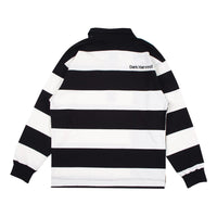 Dark Harvest Rugby Striped Long Sleeve Polo Shirt