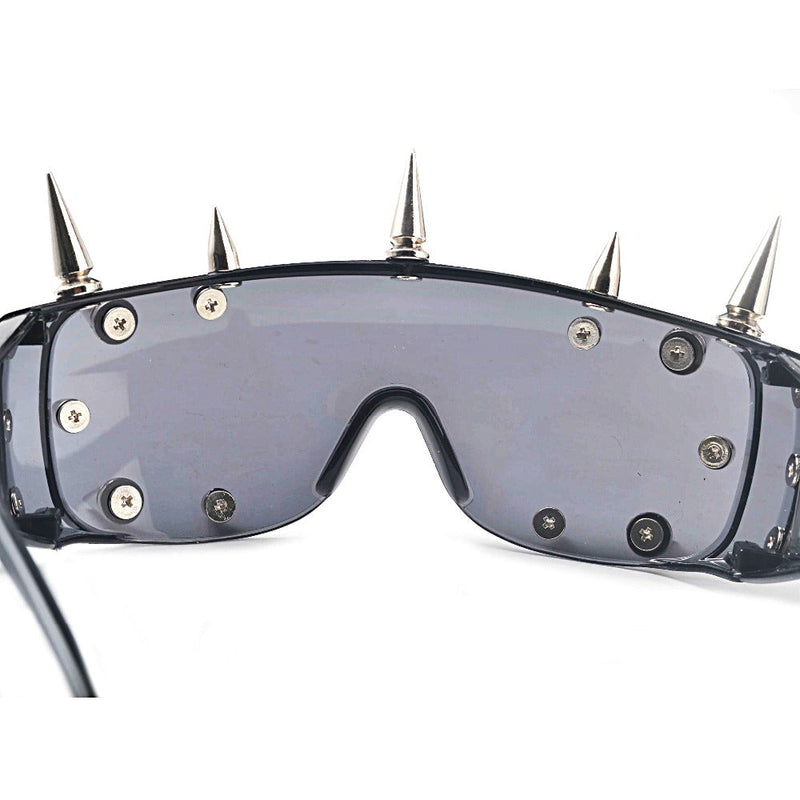 Metal Spiked Reflective 'Punk' Goggles