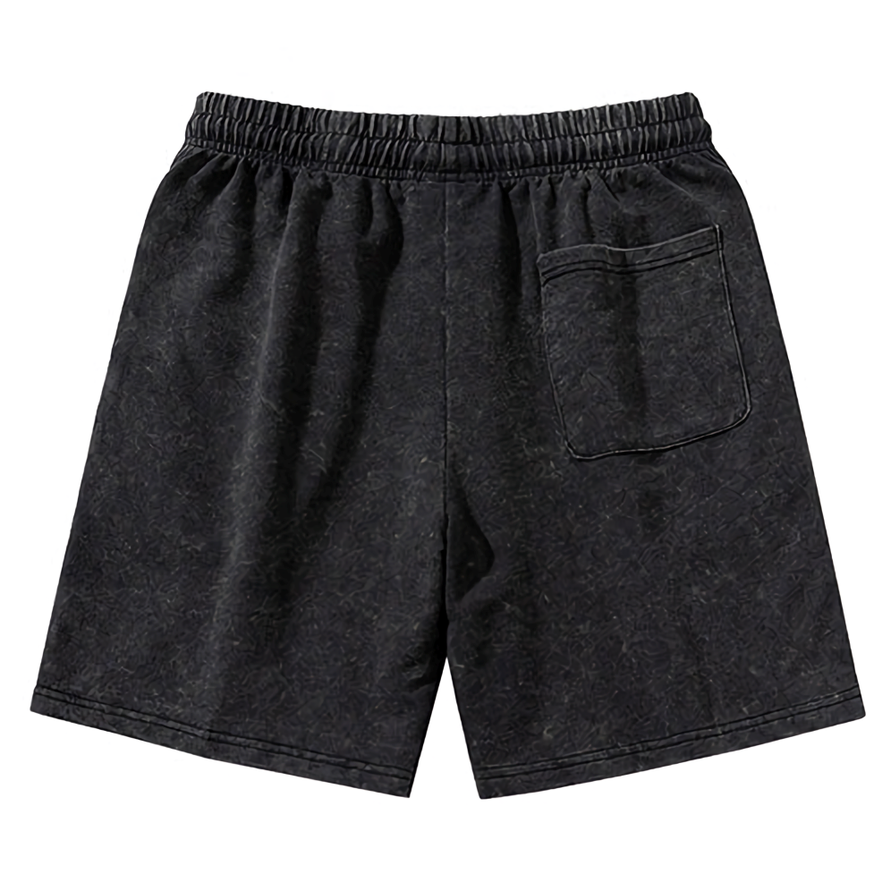 Vintage Wash Cotton Sweat Shorts