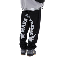 Extreme Aesthetic Reflective Patched Denim Jeans