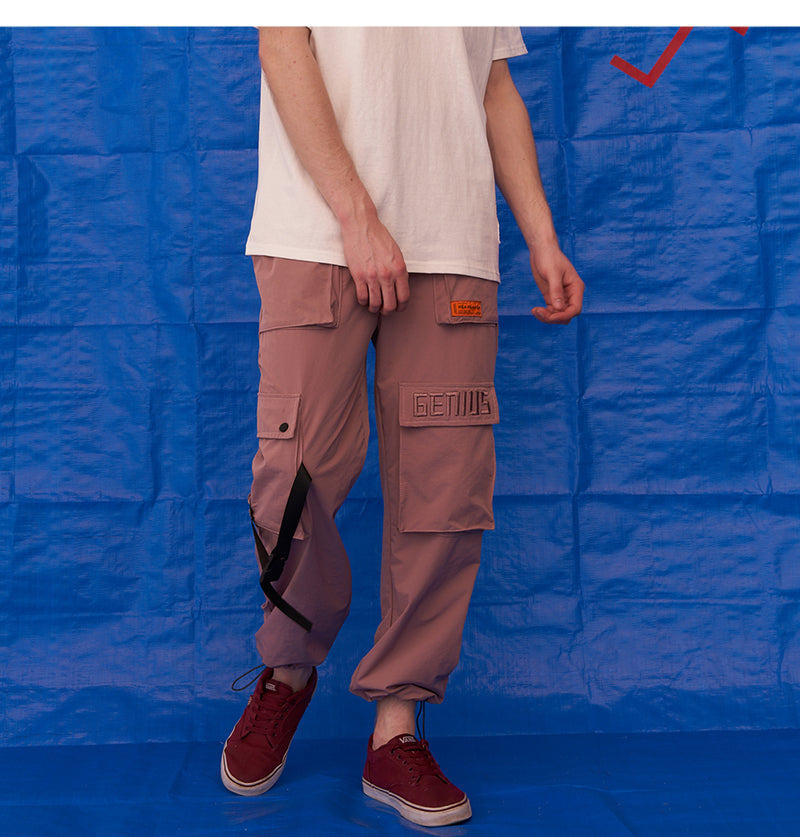 Genius Adjustable Track Pants - Clout Collection High Fashion Streetwear Men's and Women's
