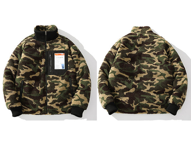 Reversible Borg Zip-Up in Camo | Clout Collection – CLOUT COLLECTION