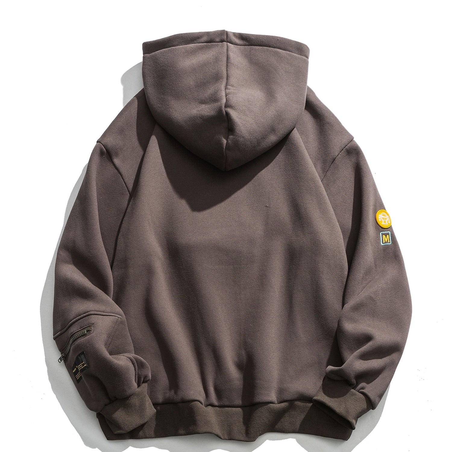Neutral Face Patched Cotton Hoodie  Clout Collection – CLOUT COLLECTION