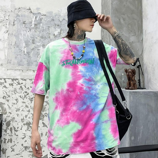 Strangekin Lonely Tee in Summer Tie-Dye | Clout Collection – CLOUT ...