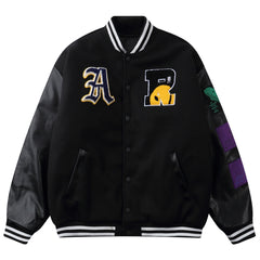 Clout Collection Varsity Jacket with Lucky Casino Aesthetic Patching