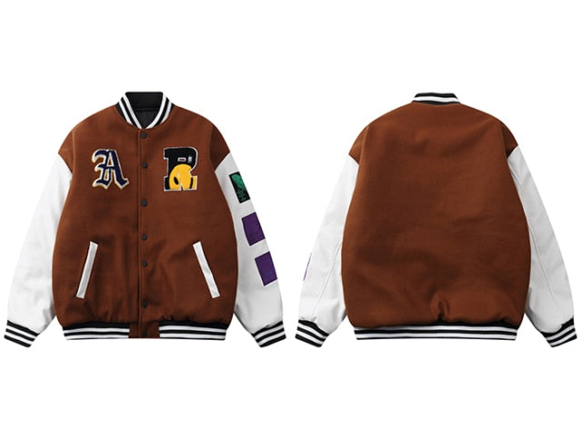 Custom Varsity Jacket with Aesthetic Patching | Clout Collection ...