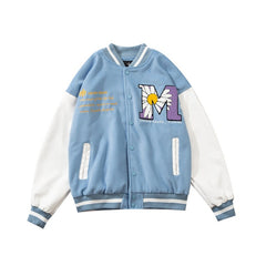 Daisy Street varsity patch jacket – The Girl's Style Boutique