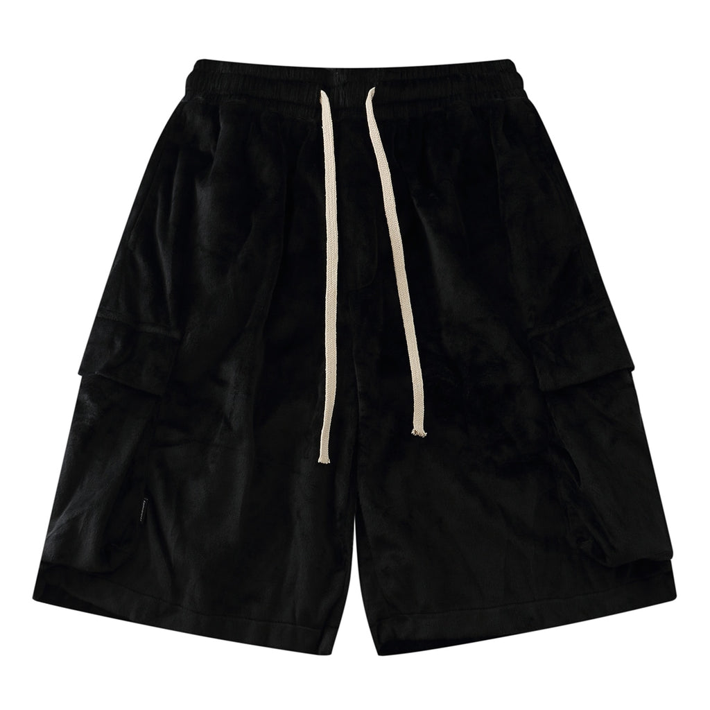 Lounge Velour Shorts in Charcoal or Black