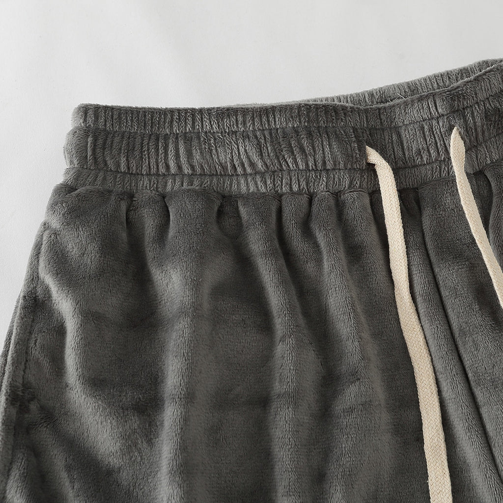 Lounge Velour Shorts in Charcoal or Black