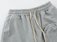 Dual Pocket Sweat Shorts in Heather Gray or Black