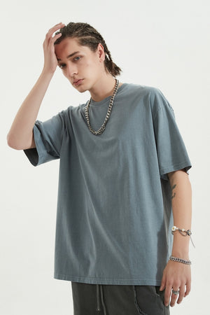 Oversized Cotton T-Shirt in Neutral Tone