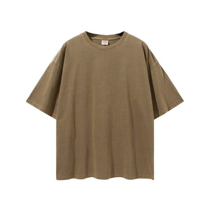 Oversized Cotton T-Shirt in Neutral Tone