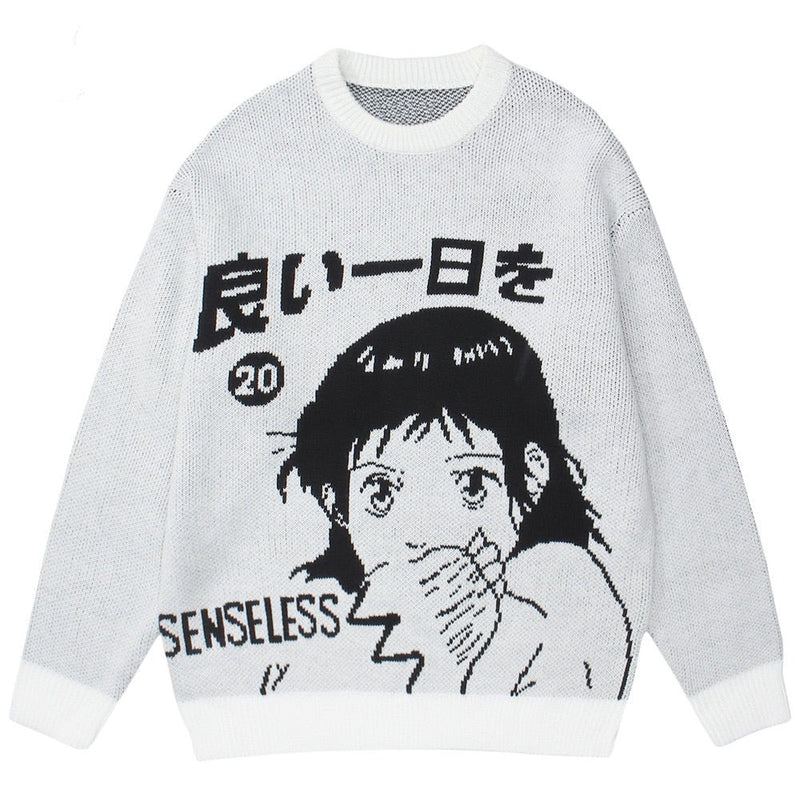 CLOUT COLLECTION ™ | Shinji 'Senseless' Pullover Knit Sweater