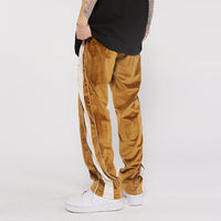 Retro Side Stripe Velour Sweatpants