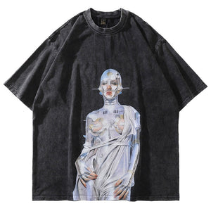 Hajime Sorayama Oversize Cotton T-Shirt