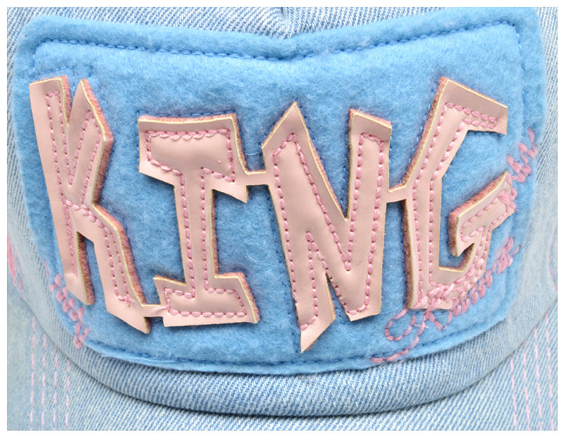 'King' Distressed Retro Trucker Hat