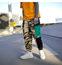 Jogger Sweats in Patchwork Camo - CLOUT COLLECTION